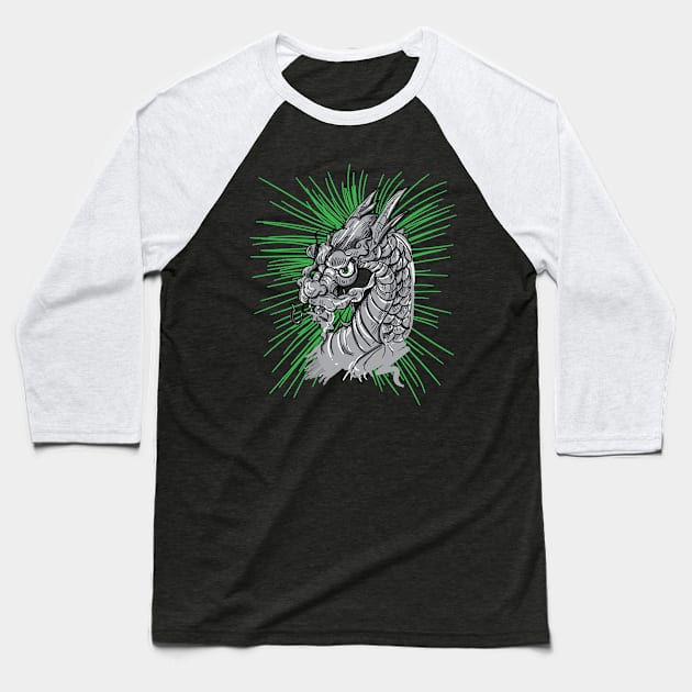 tattoo fragon dragon Baseball T-Shirt by silentrob668